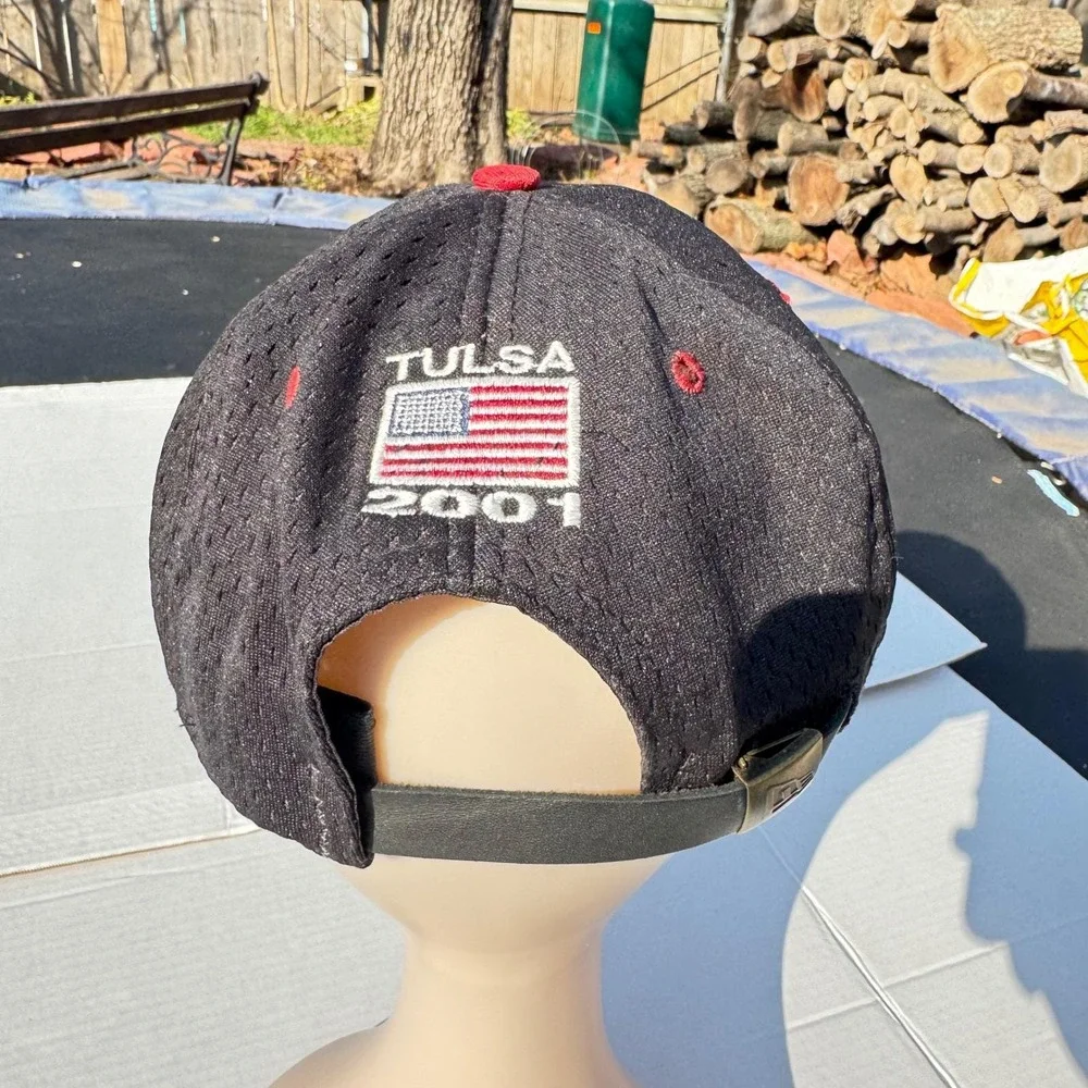 Vintage New Era‎ 2001 US Open Southern Hills Tulsa Golf Hat Mesh Strapback USA